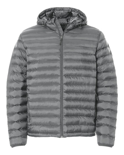 Men's Lightweight Poly-filled Hooded Puffer Jacket - 26715