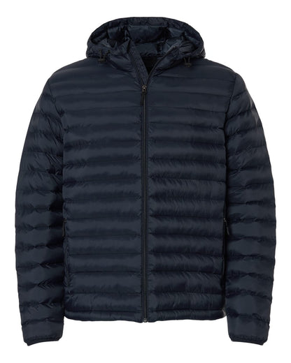 Men's Lightweight Poly-filled Hooded Puffer Jacket - 26715