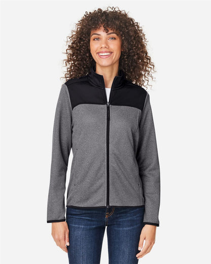 Women's Venture Heathered Stripe Hybrid Jacket - CE74W