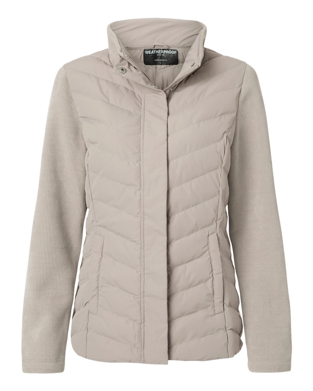 Women's Mixed Media Chevron Jacket - W26719
