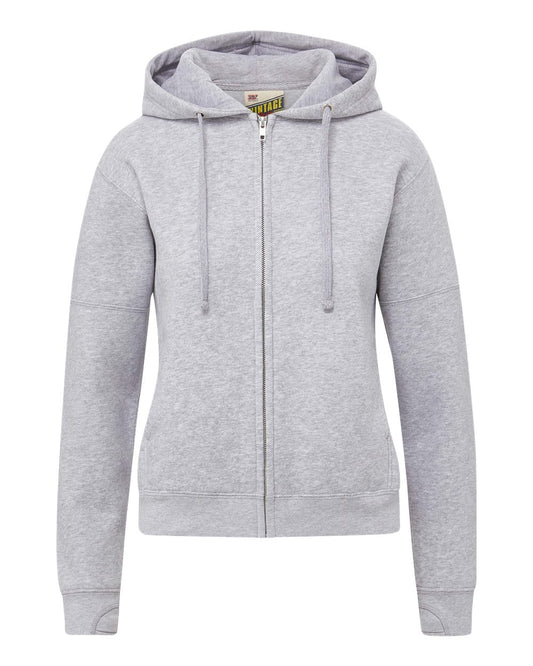 Women's Vintage Fleece Hooded Full-Zip Sweatshirt - W25165