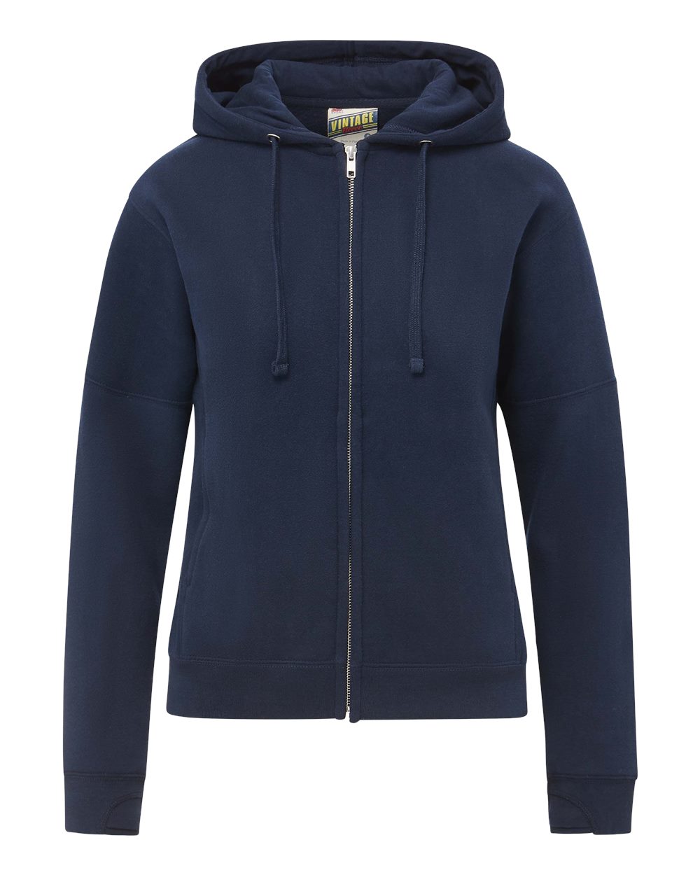 Women's Vintage Fleece Hooded Full-Zip Sweatshirt - W25165