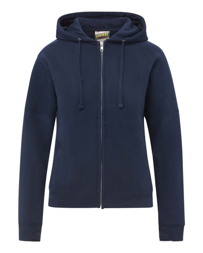 Women's Vintage Fleece Hooded Full-Zip Sweatshirt - W25165