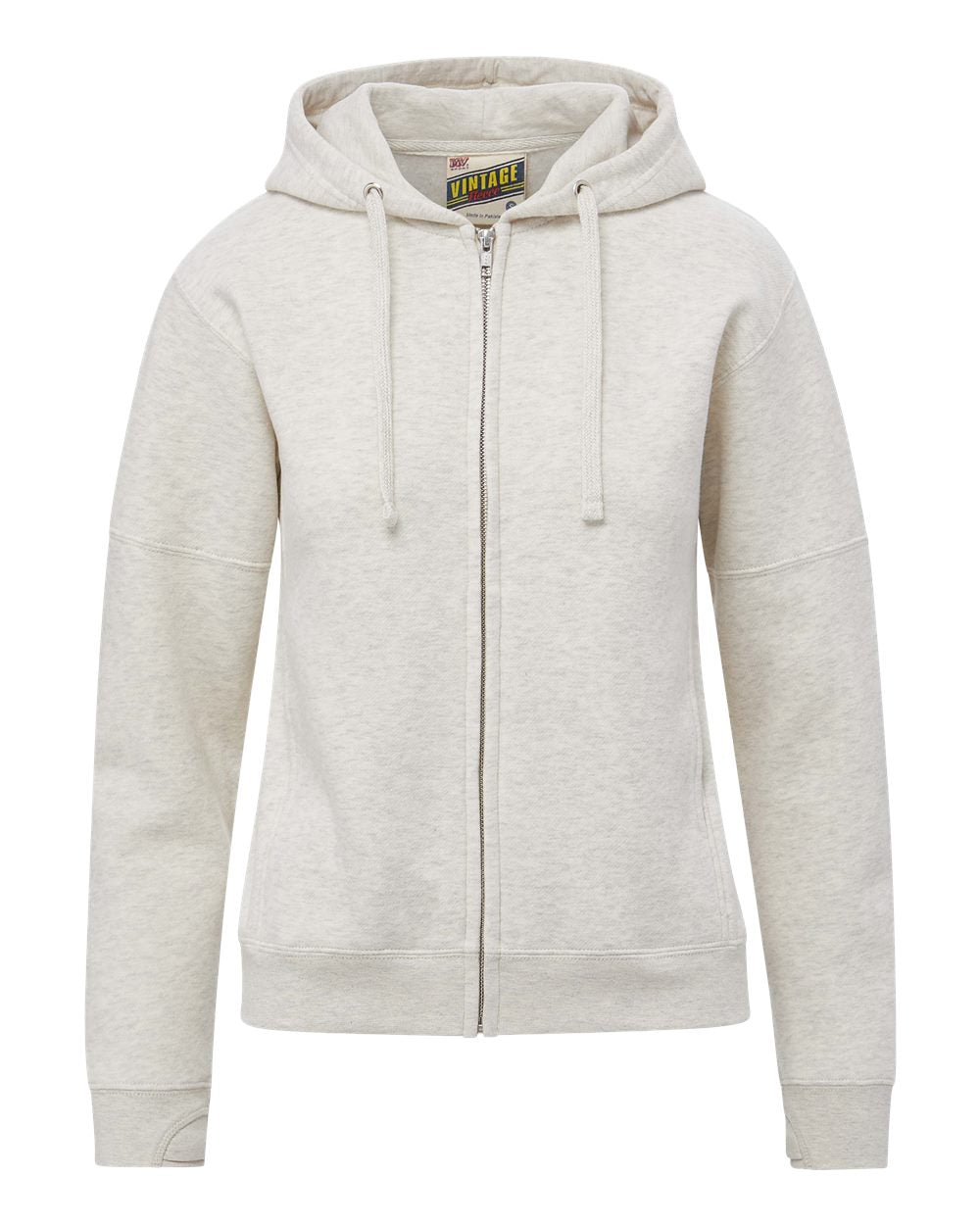Women's Vintage Fleece Hooded Full-Zip Sweatshirt - W25165