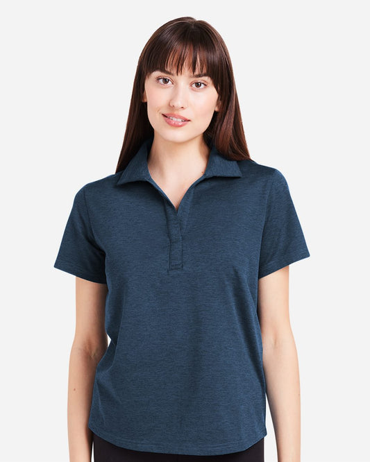 Women's Fairway Marbled Jersey Polo - PDP7058