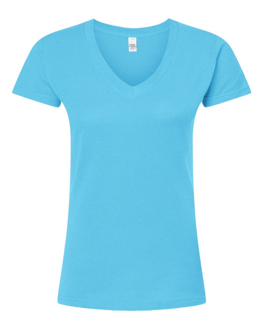 Women's Fine Jersey V-Neck T-Shirt - 214