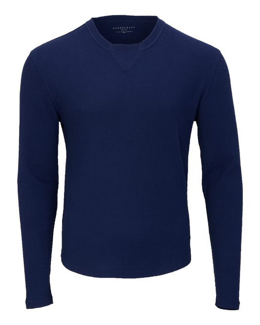 Men's Waffle Knit Long Sleeve T-Shirt - BM3103
