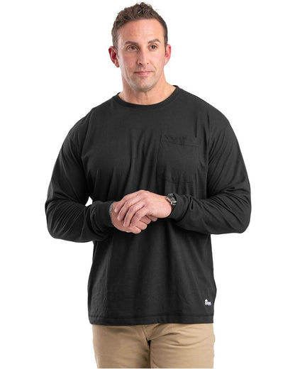 Men's Tall Performance Long Sleeve Pocket T-Shirt - BSM39T