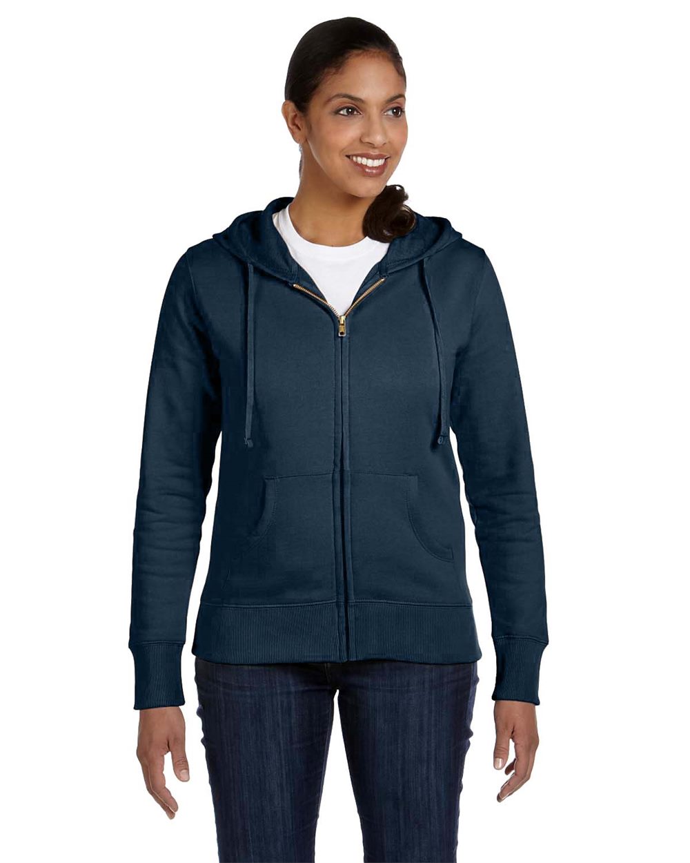 Women's Full-Zip Hooded Sweatshirt - EC4501