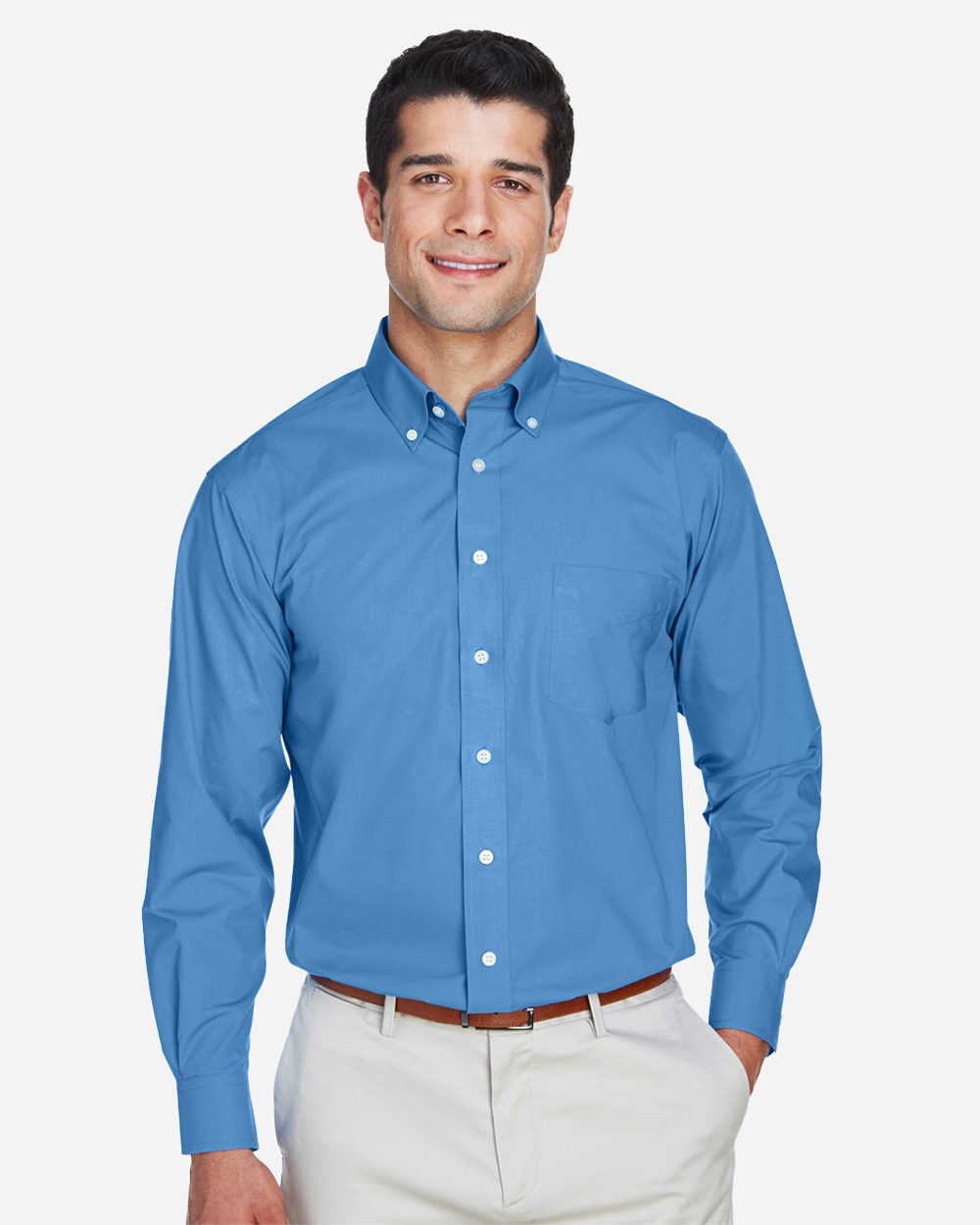 Men's Tall Crown Collection® Broadcloth Woven Dress Shirt - D620T