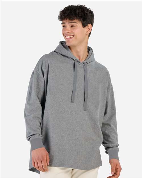 Unisex Flannel Hooded Pullover - BU5301