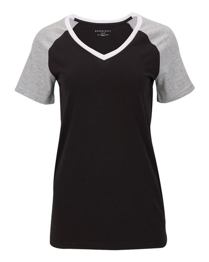 Women's Colorblocked V-Neck T-Shirt - BW2204