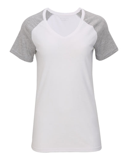 Women's Colorblocked V-Neck T-Shirt - BW2204