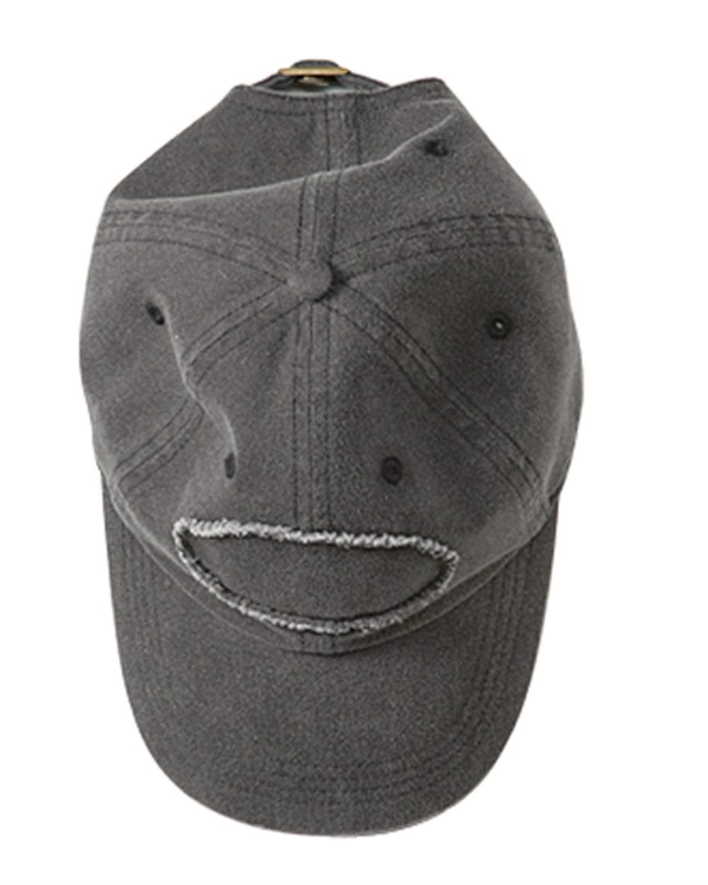 Pigment-Dyed Raw-Edge Patch Baseball Cap - 1917