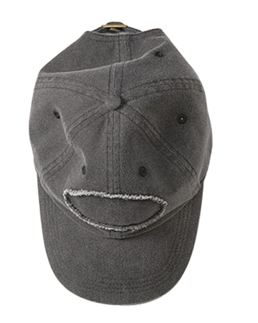 Pigment-Dyed Raw-Edge Patch Baseball Cap - 1917