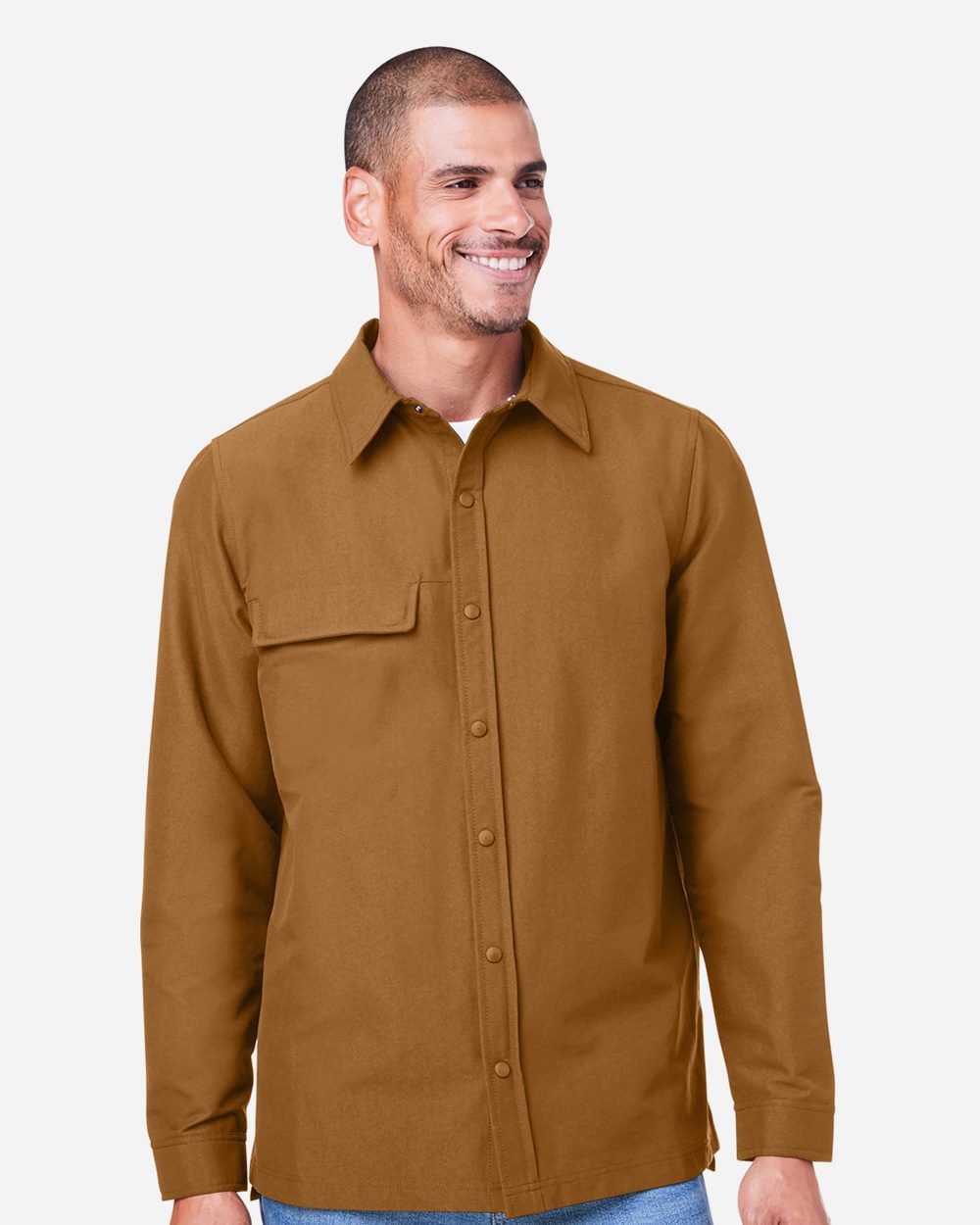 Unisex Flex Twill Overshirt Jacket - M72