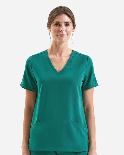 Women's Invincible V-Neck Stretch Scrub Top - NN310
