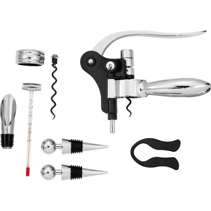 Front View of Brown Executive Wine Collectors Set