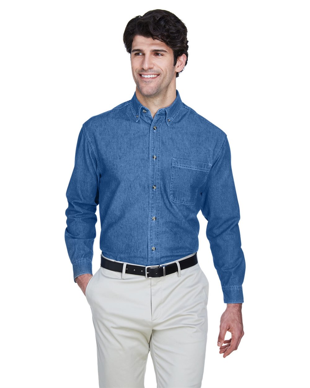 Men's Cypress Denim Shirt with Pocket - 8960
