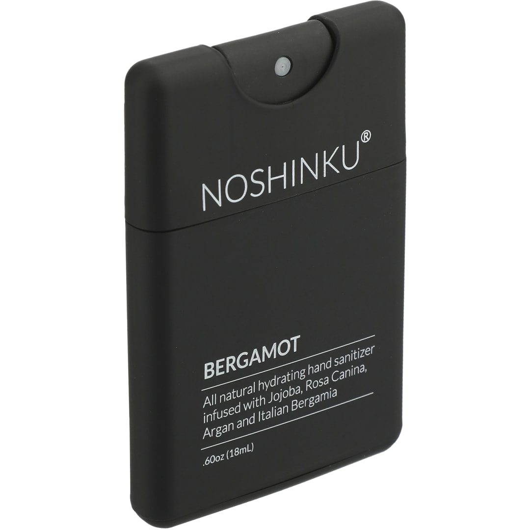 Black 0.6oz Noshinku Refillable Pocket Hand Sanitizer