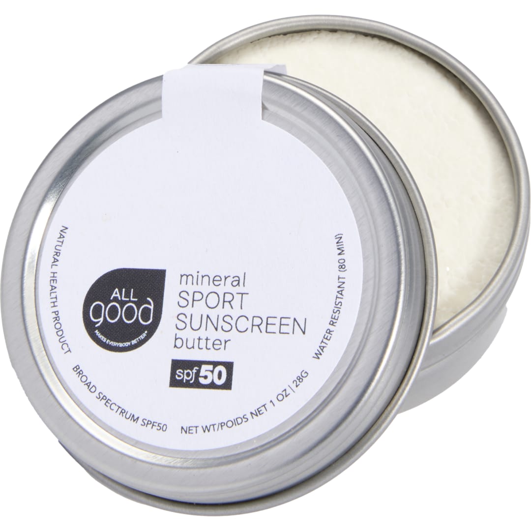 Front View of Clear All Good Sunscreen Butter