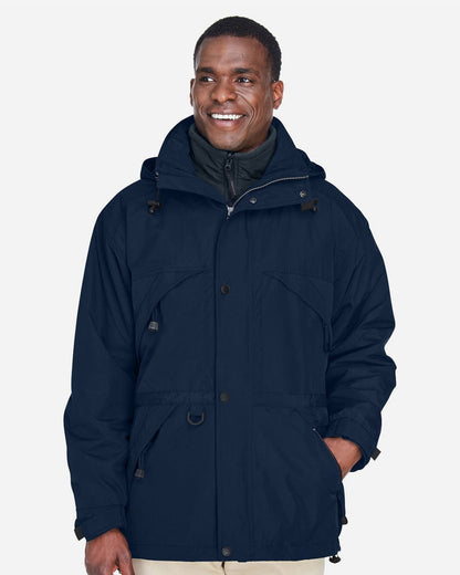 Men's 3-in-1 Parka with Dobby Trim - 88007