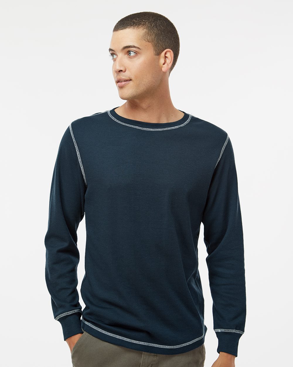 Men's Vintage Thermal Long Sleeve T-Shirt - 8238