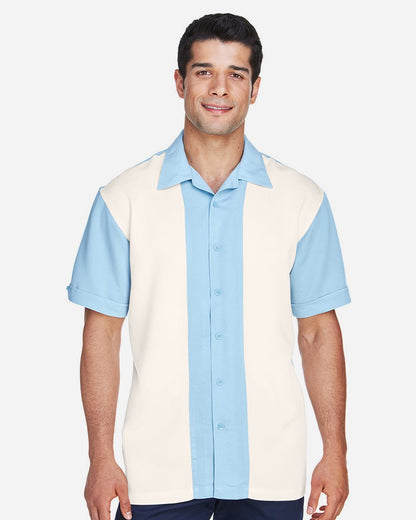 Men's Two-Tone Camp Shirt - M575