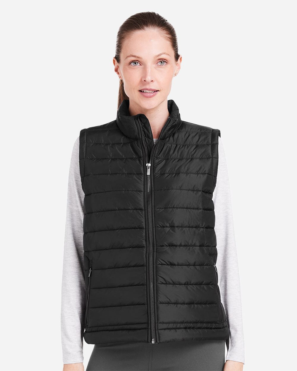 Women's Quilted Puffer Vest - TW911