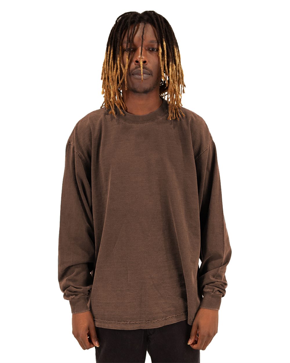 Unisex Max Heavyweight Garment-Dyed Long Sleeve T-Shirt - SHGDLS