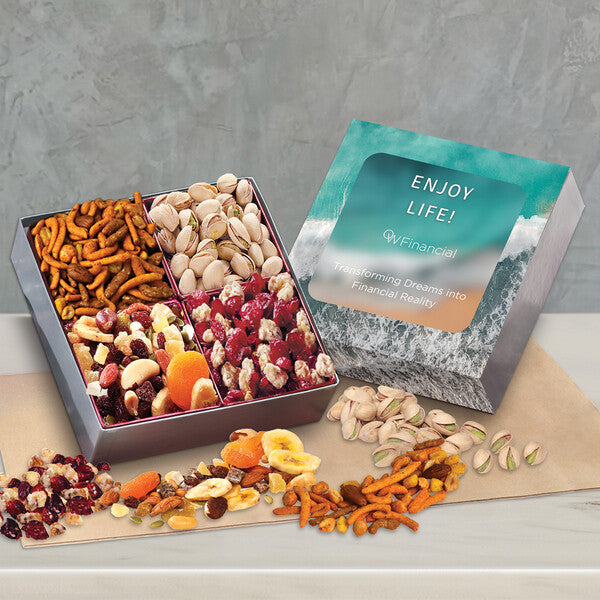 Full Color Gift Box with Gourmet Treats