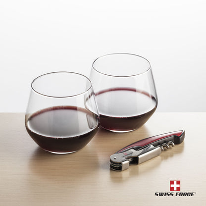 Swiss Force® Opener & Mandelay Stemless Wine