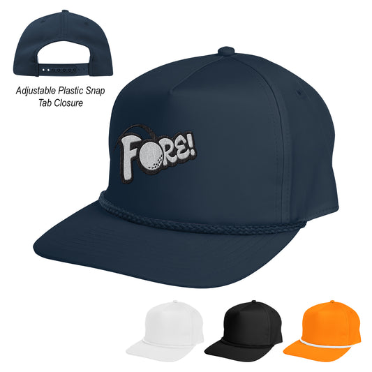 Stroke Play Solid Rope Cap
