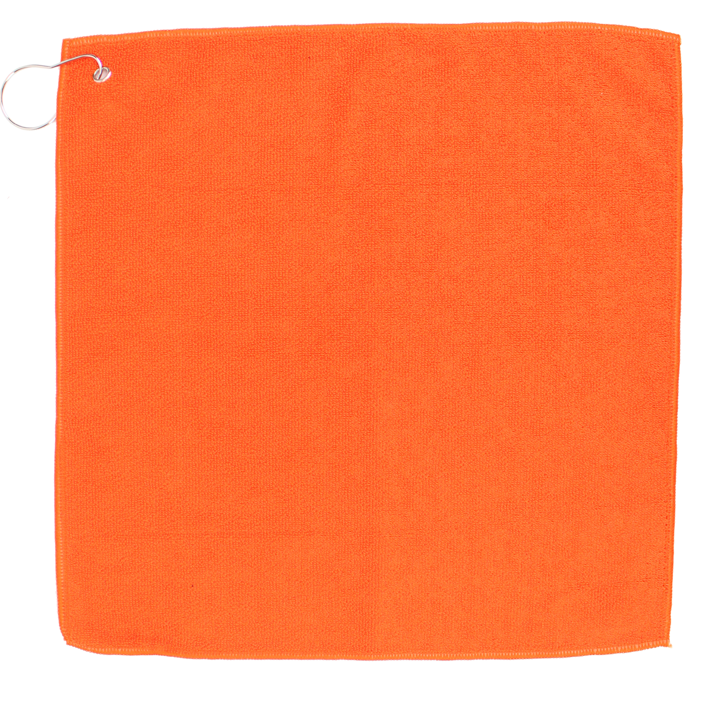 15" X 15" RPET Hemmed Golf Towel with Hook & Grommet