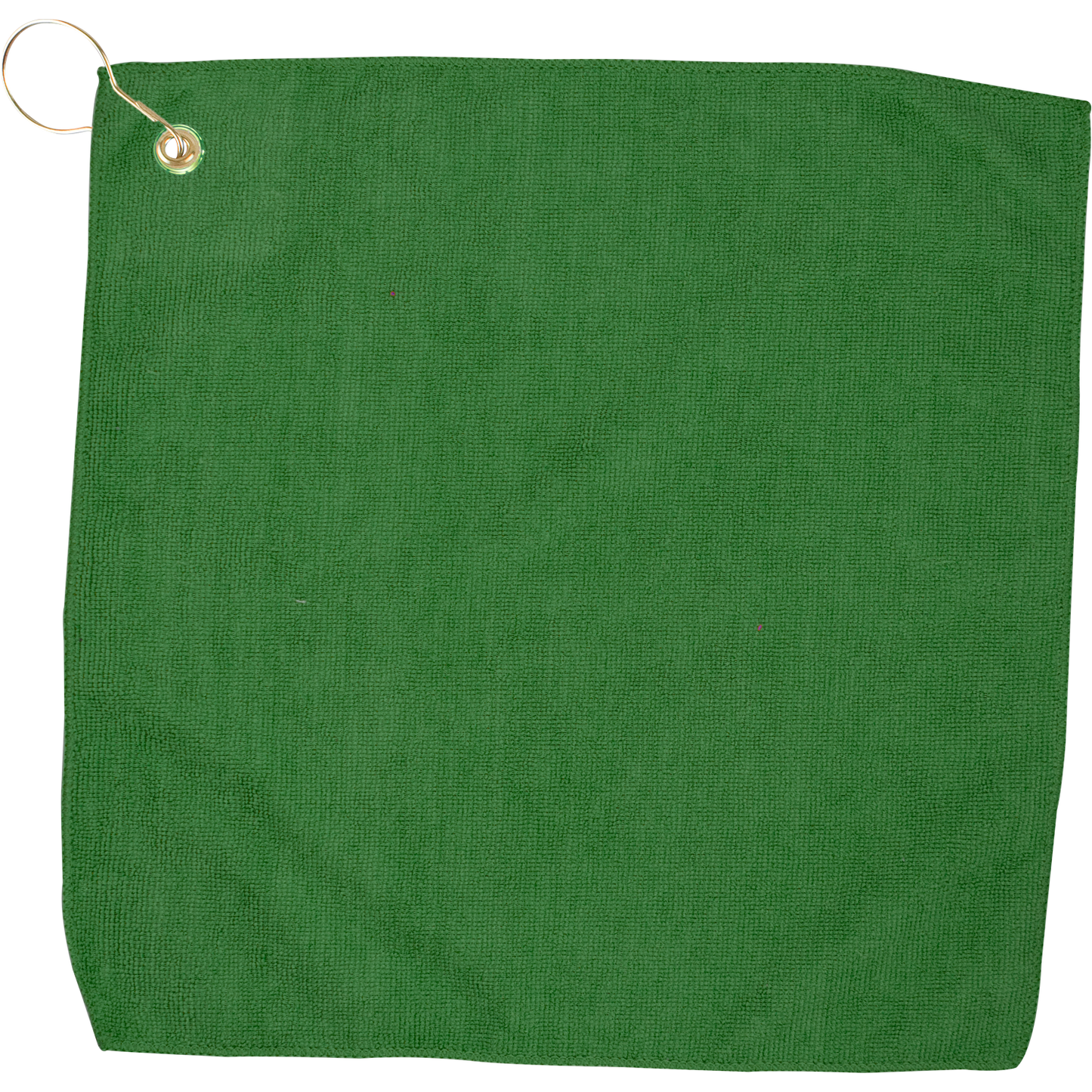 15" X 15" RPET Hemmed Golf Towel with Hook & Grommet