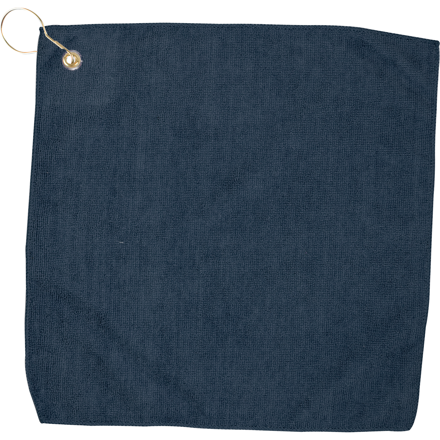 15" X 15" RPET Hemmed Golf Towel with Hook & Grommet