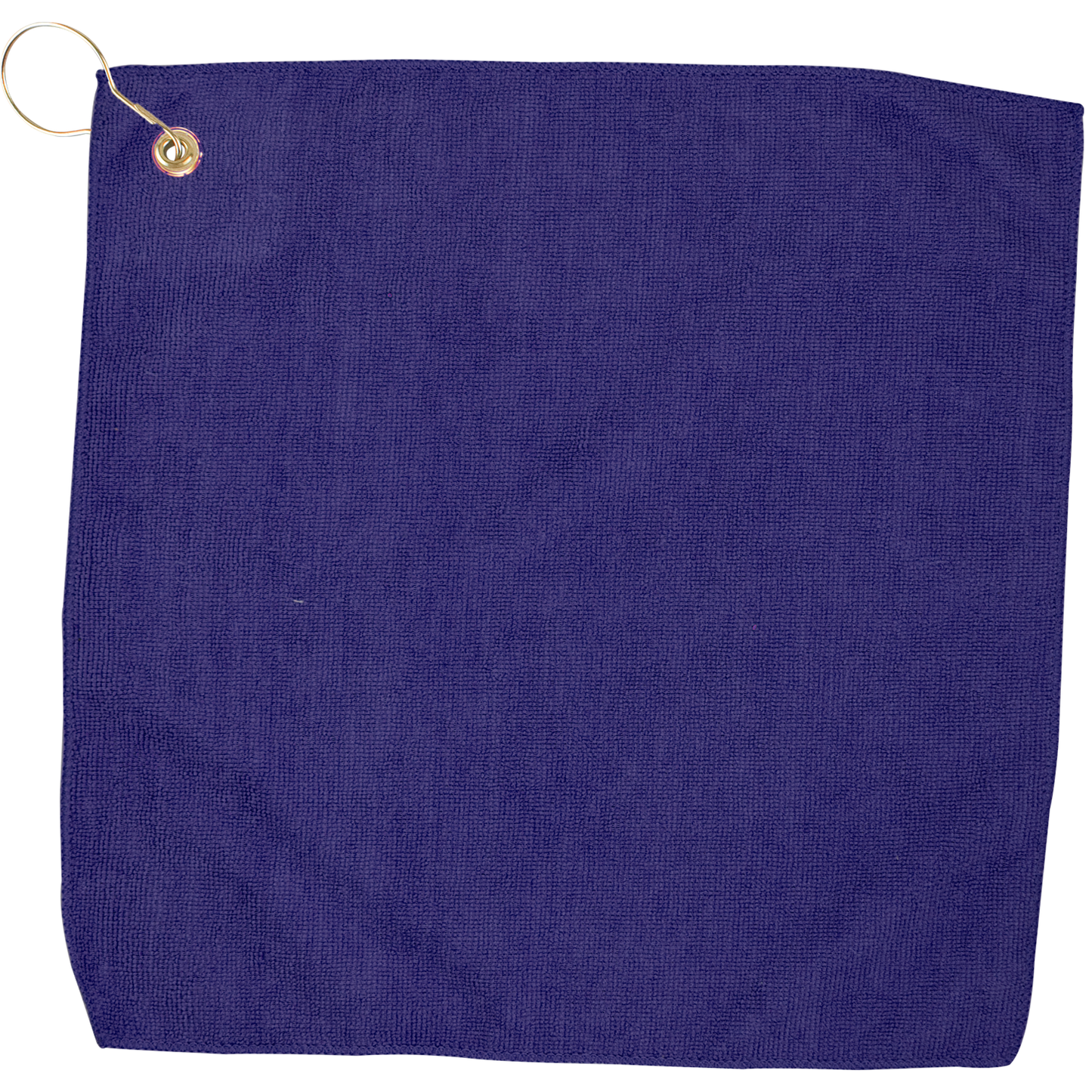 15" X 15" RPET Hemmed Golf Towel with Hook & Grommet