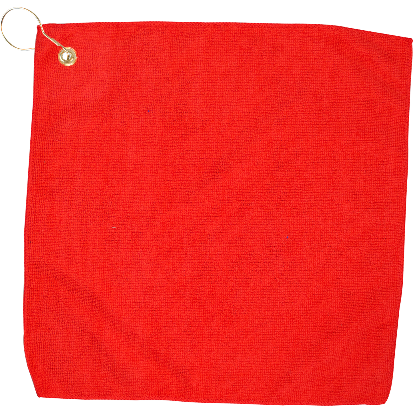 15" X 15" RPET Hemmed Golf Towel with Hook & Grommet