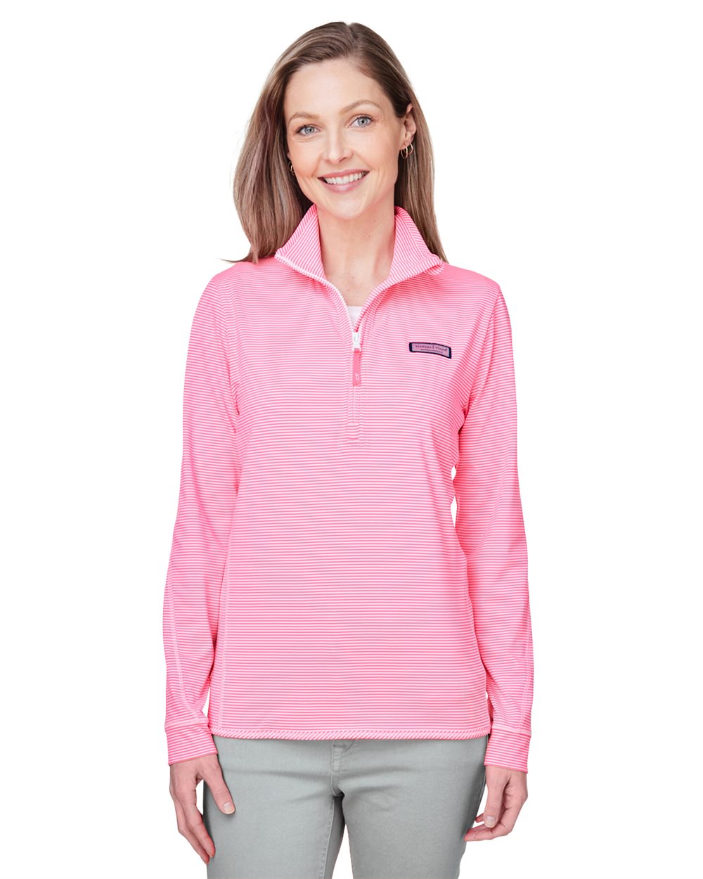 Women's Microstripe Sankaty Half-Zip Pullover - K002521