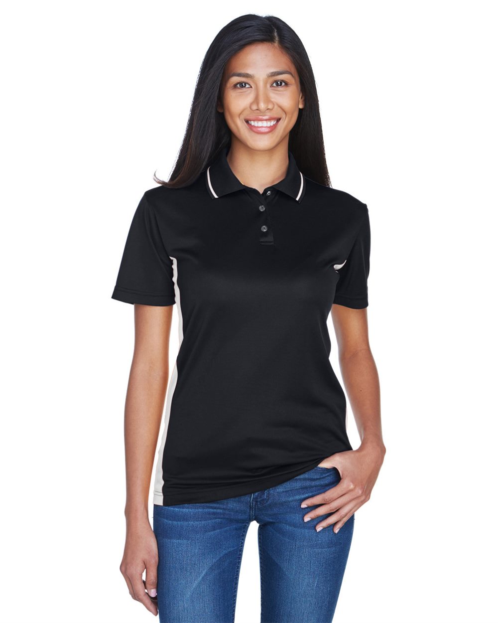 Women's Cool & Dry Sport Two-Tone Polo - 8406L