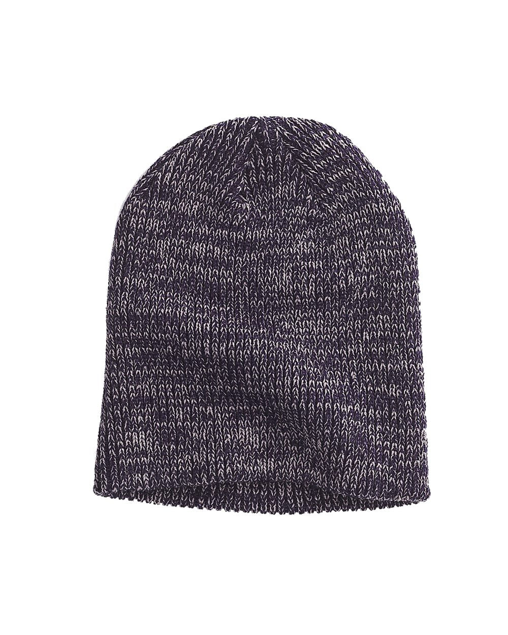 Ribbed Marled Beanie - BA524