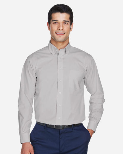 Men's Crown Collection® Broadcloth Woven Dress Shirt - D620