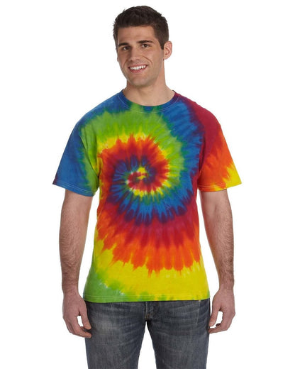 Unisex Multi-Color Tie-Dyed T-Shirt - CD1000