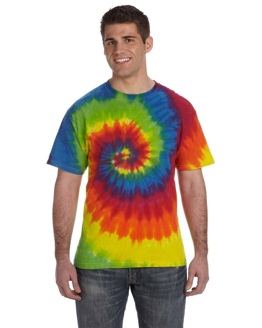 Unisex Multi-Color Tie-Dyed T-Shirt - CD1000