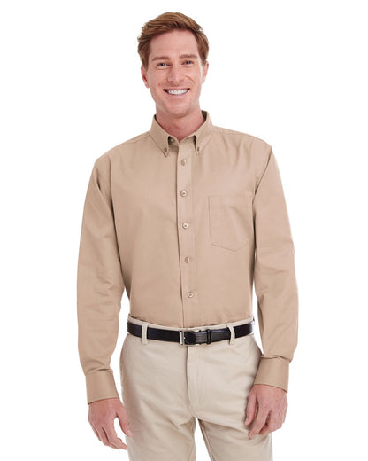 Men's Foundation Cotton Twill Dress Shirt with Teflon - M581