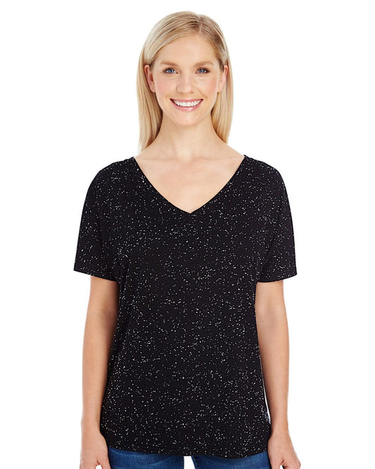 Women's Tri-Blend Fleck V-Neck T-Shirt - 203FV