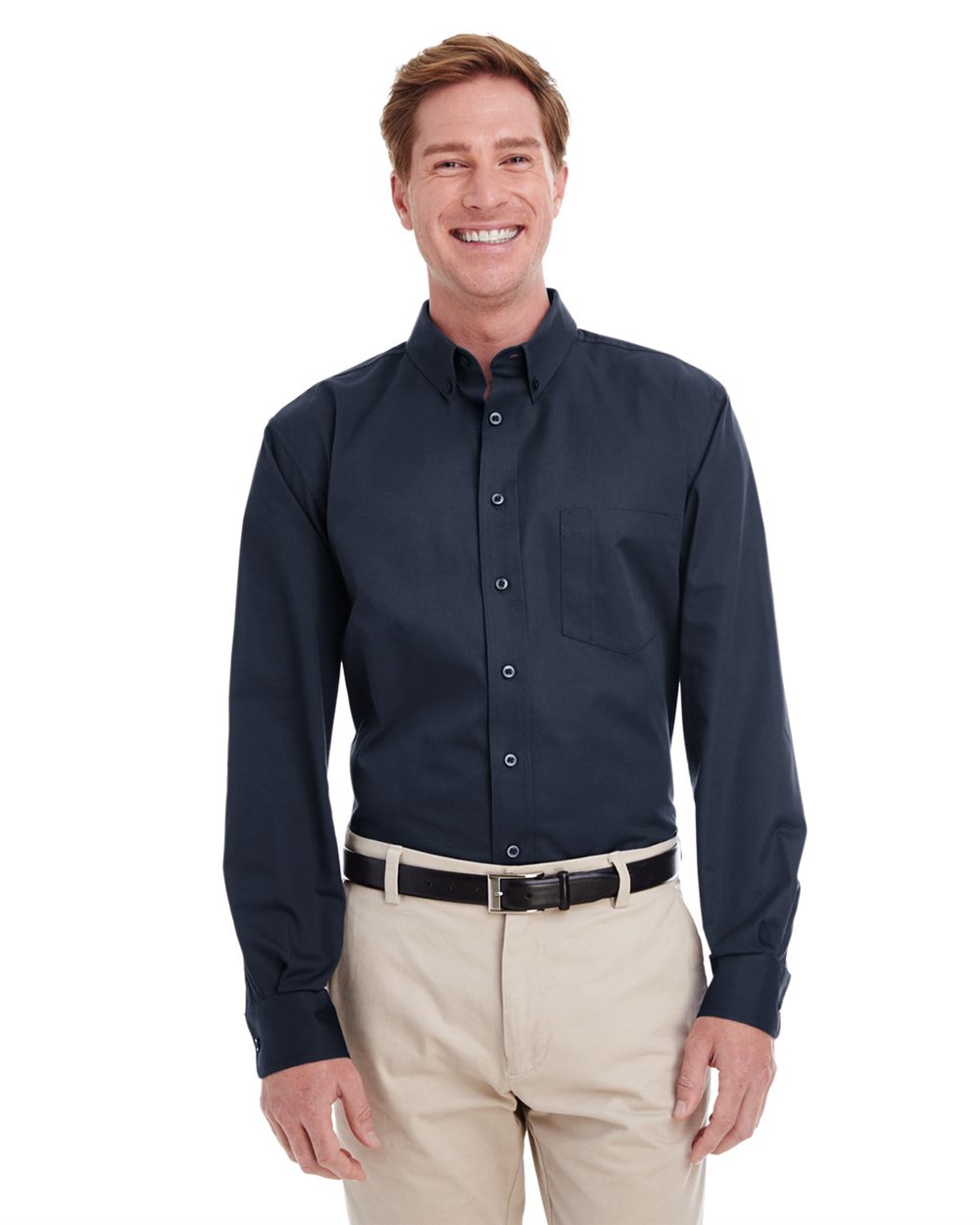 Men's Tall Foundation Cotton Twill Shirt with Teflon - M581T