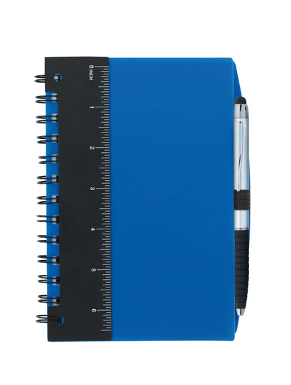 Good Value™ 5” x 7” Ruler Notebook with Flags and Stylus Pen