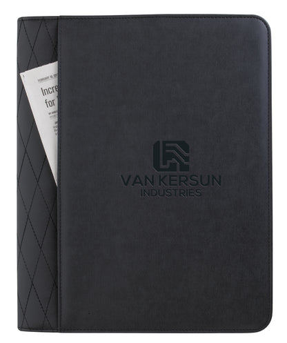 Stitch Zippered Padfolio