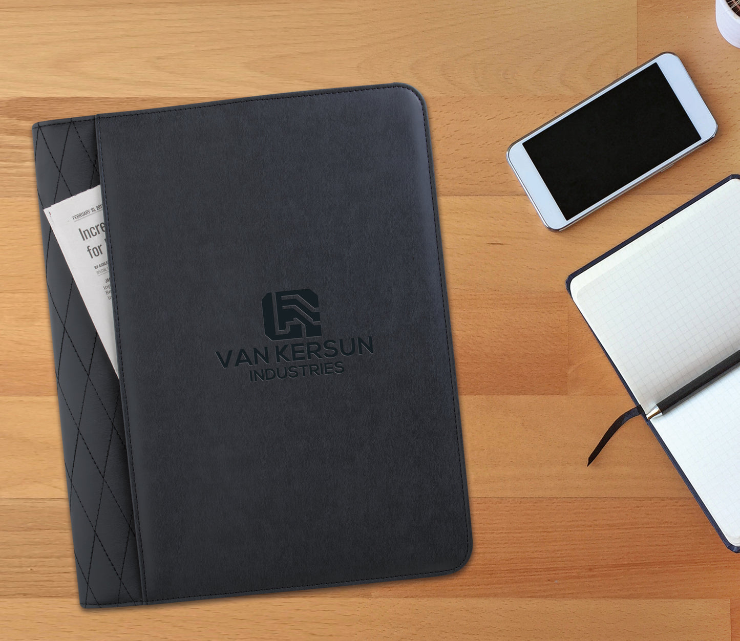 Stitch Zippered Padfolio